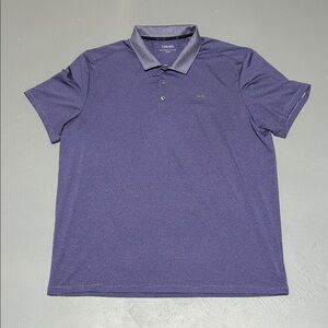 Calvin Klein Performance Purple Golf Polo Shirt (Men XL)